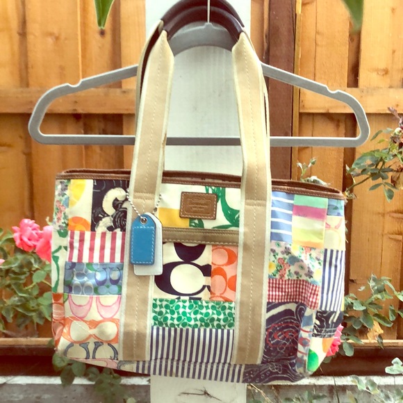 Coach | Bags | Coach No L6930444 Hamptons Patchwork Tote | Poshmark